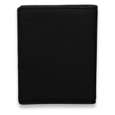 Ringbuch Rindleder kleingenarbt schwarz